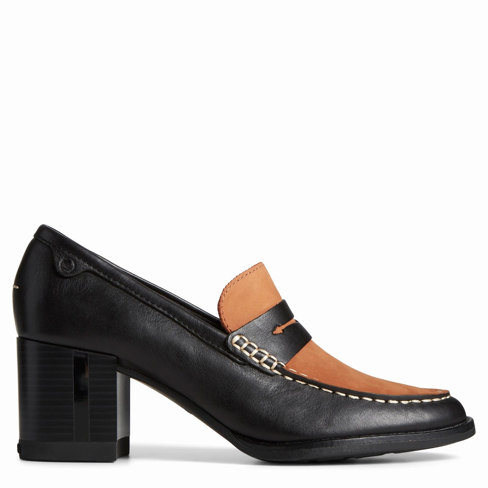 Women's Sperry, Seaport Two-Tone Penny Pump Mature Chic Stylish Movement