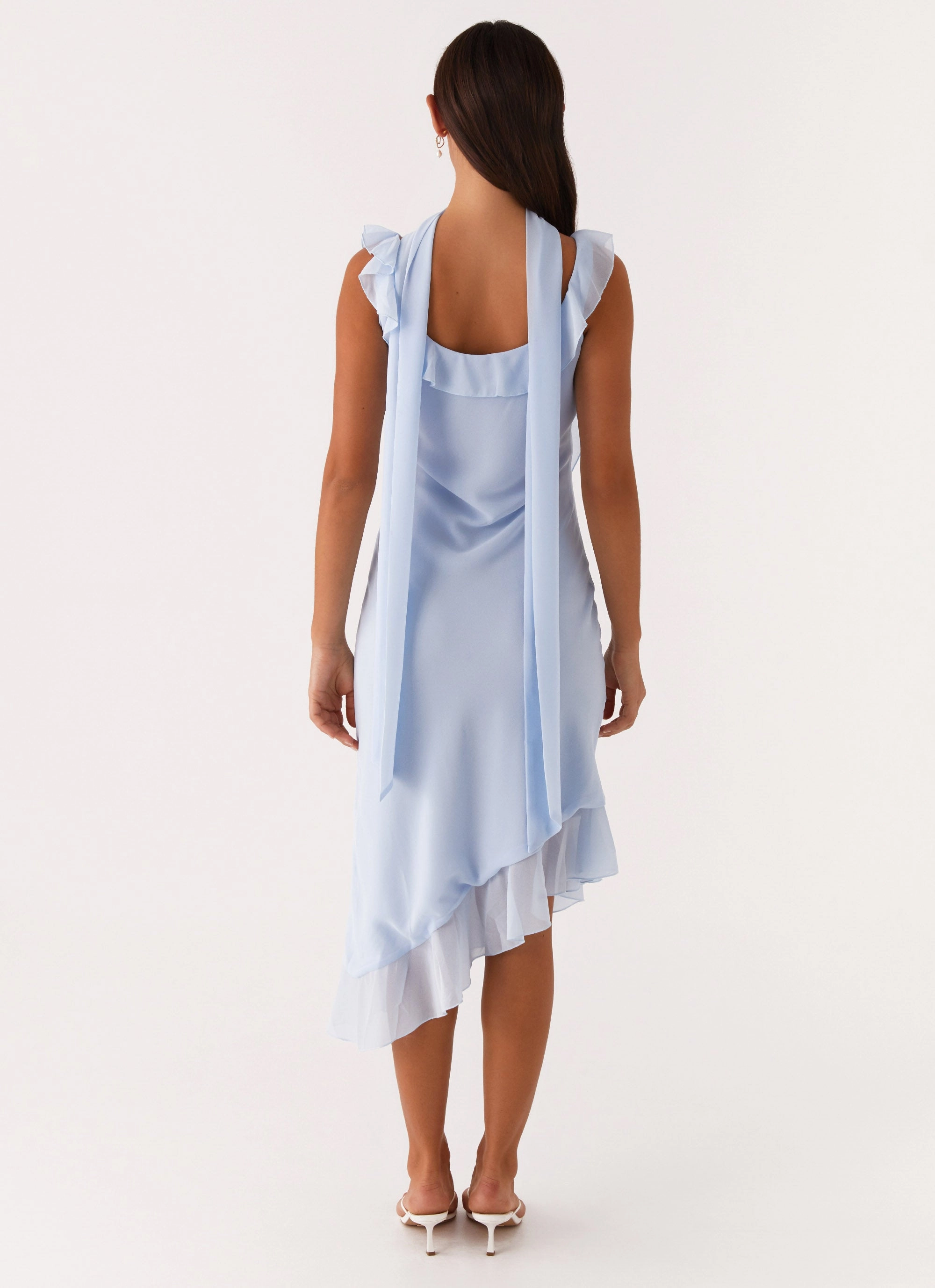 Grace Color Effortless Vibe Fariday Midi Dress - Blue