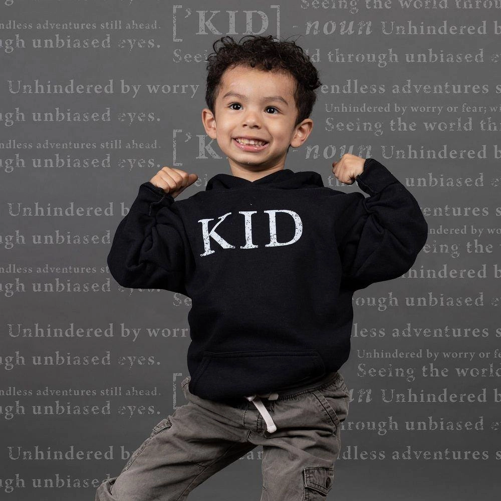 Youth Kid Defined Hoodie - Black Sports Wear