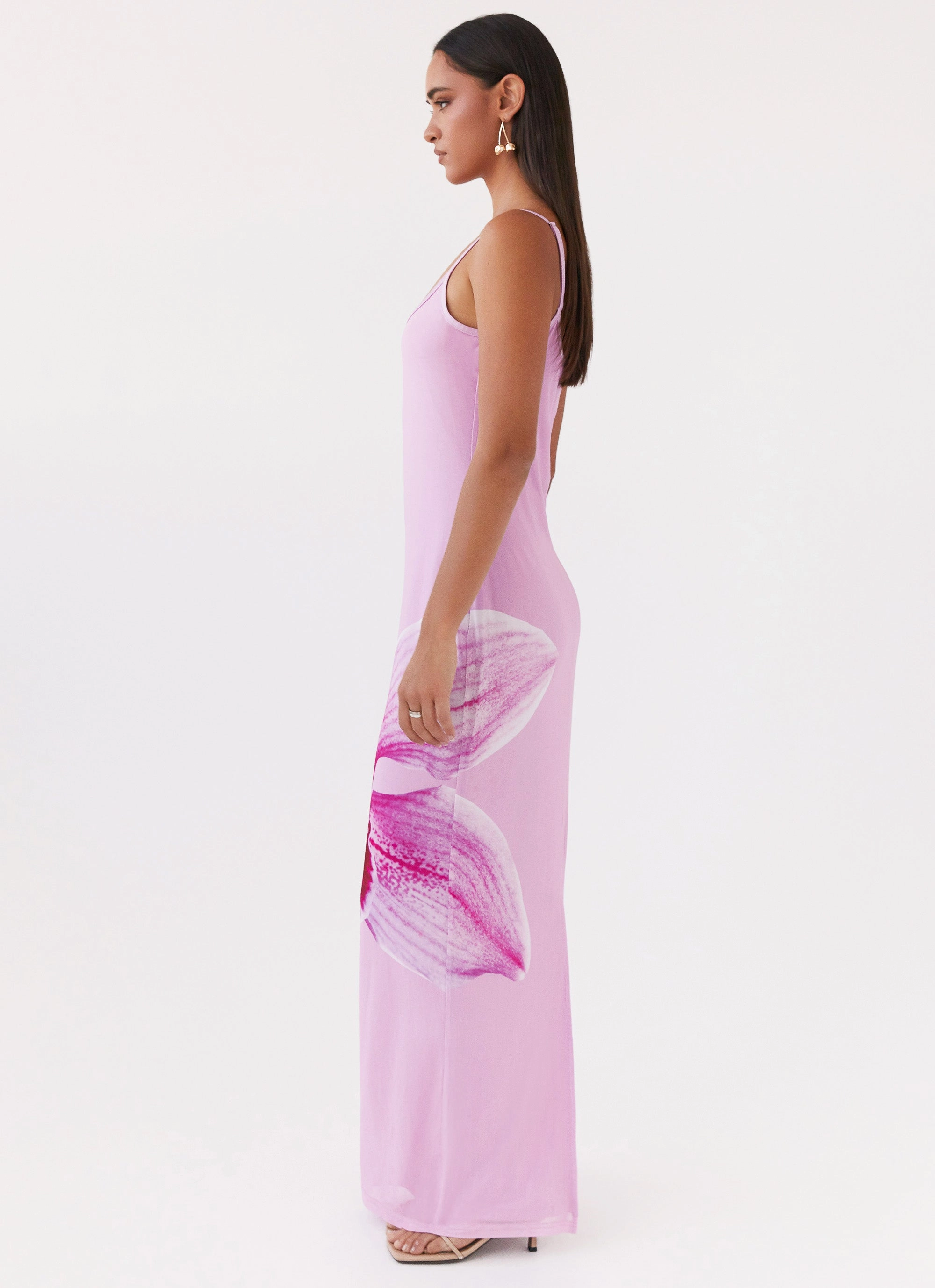 Bad News Mesh Maxi Dress - Pink Magnolia Versatile Piece