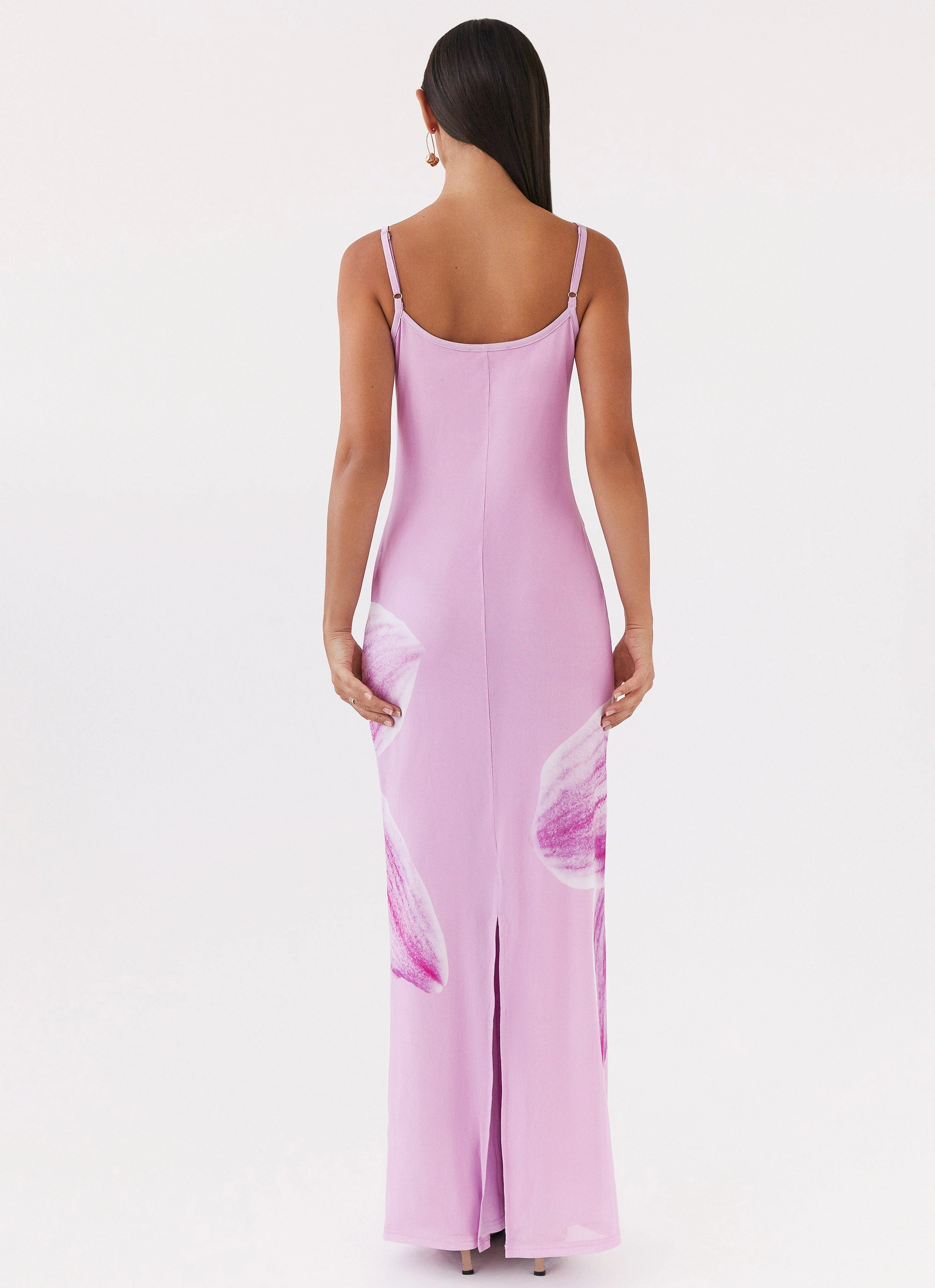 Bad News Mesh Maxi Dress - Pink Magnolia Travel-Style Airy Fabric