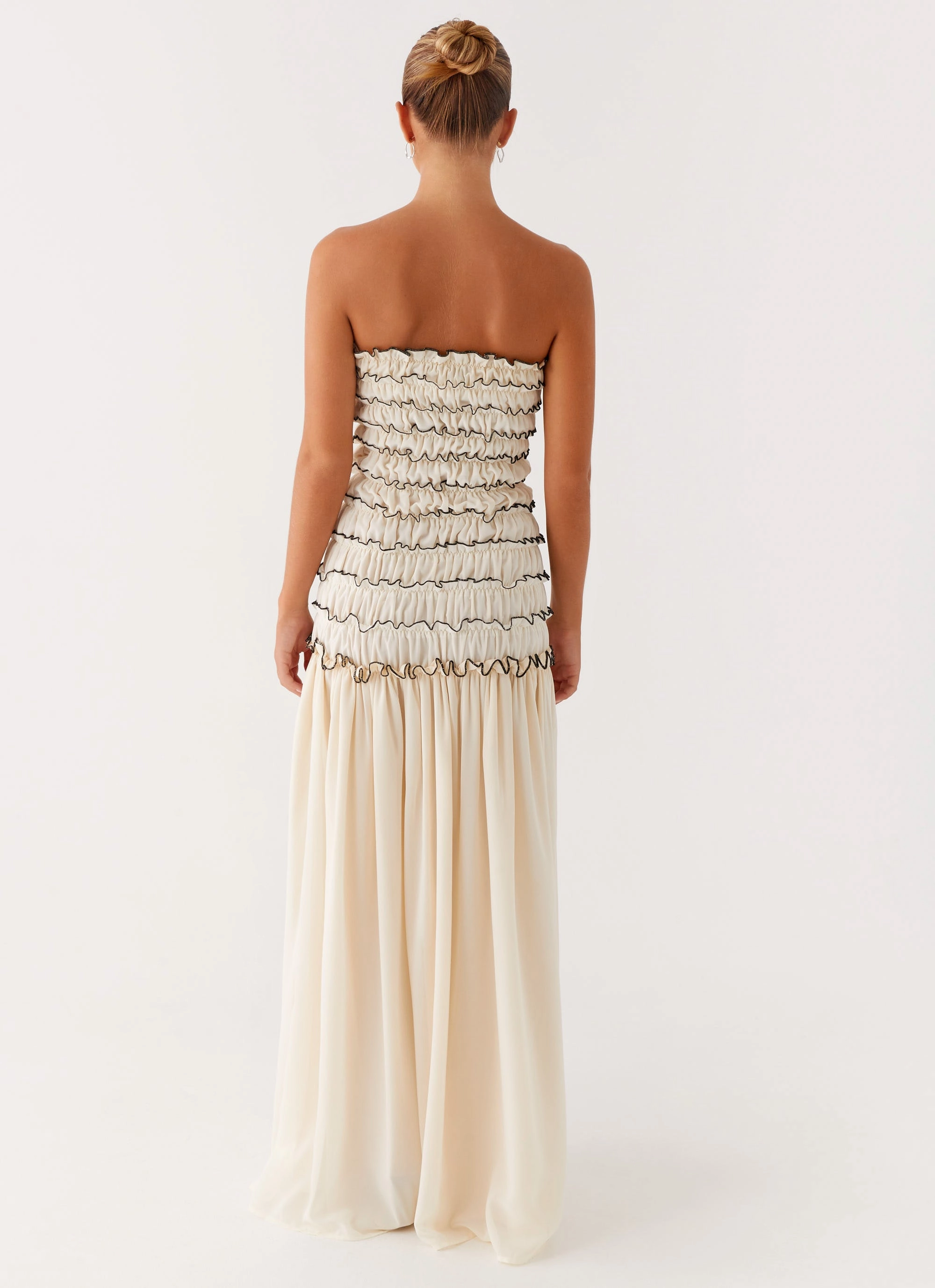 Travel-Essential Cool Structure Zariah Maxi Dress - Ivory
